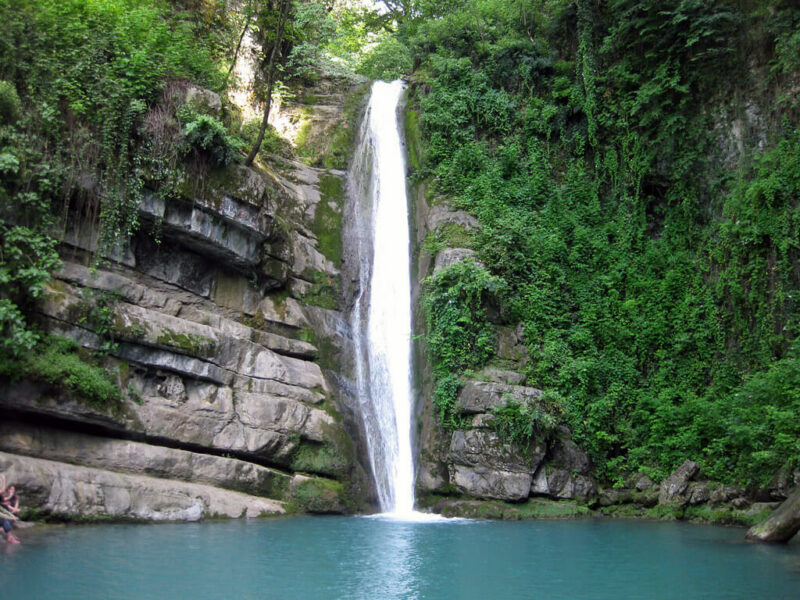 Shir Abad Waterfall Gorgan Iran