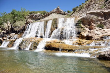 Gerit Waterfall, Sarkaneh or Haft Cheshmeh (Seven Springs) Waterfall. Khoramabad Iran