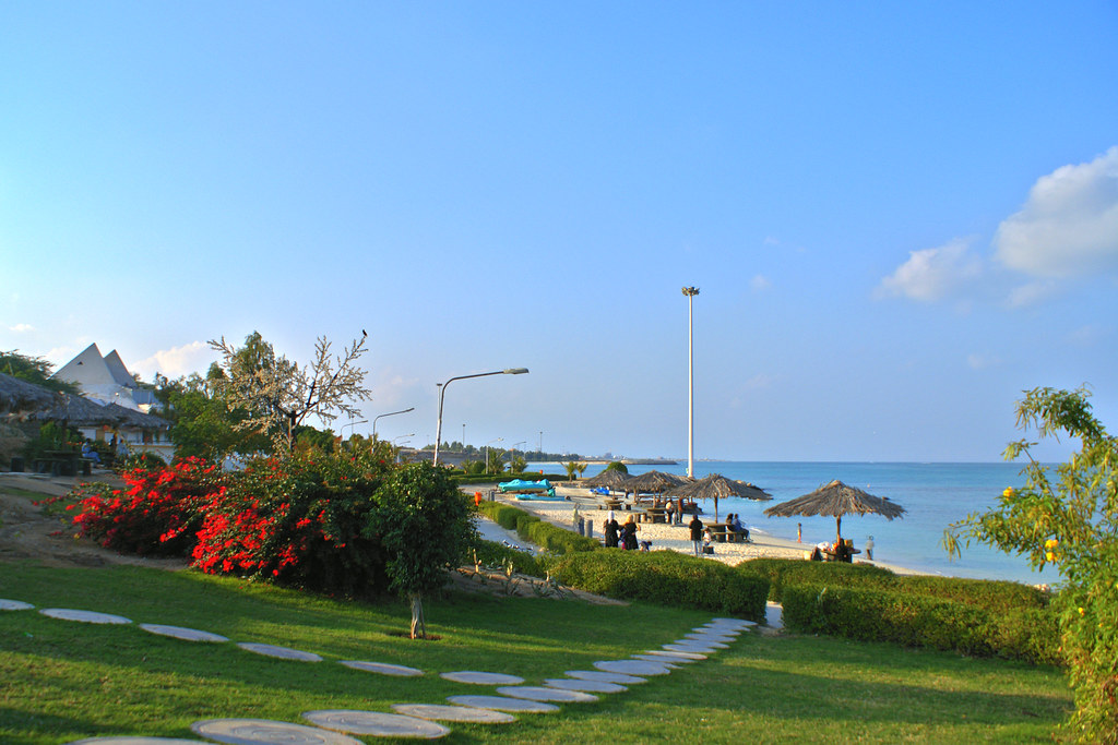 Marjan Beach Park kish island iran
