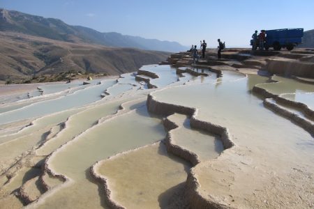 Badab Soort hot Springs Iran
