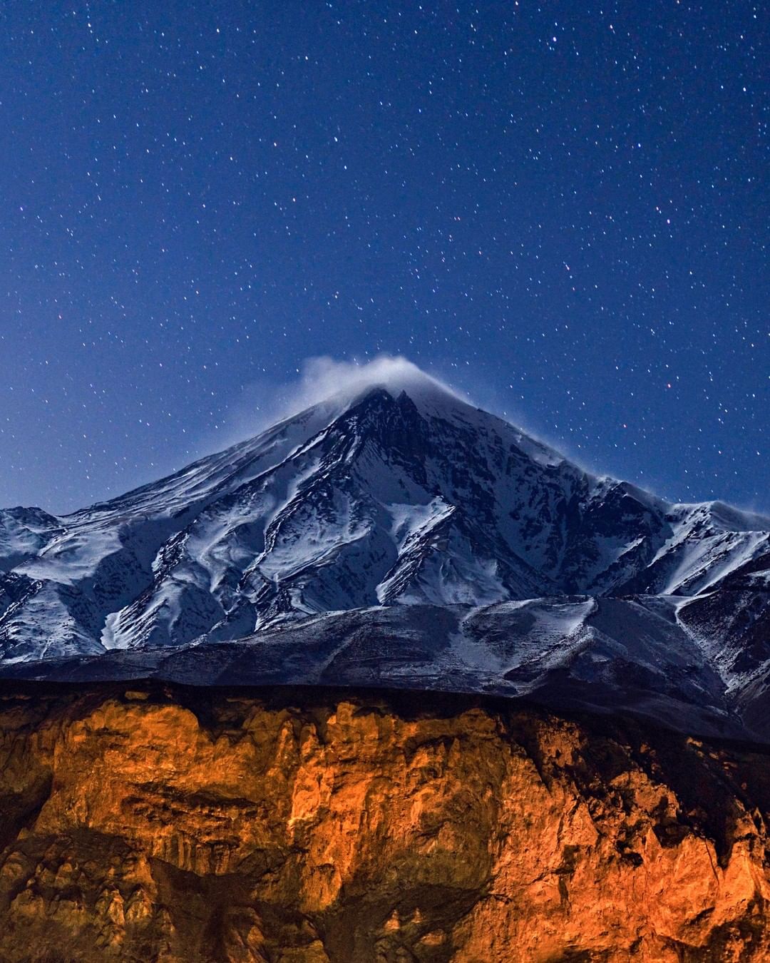 Damavand Irán alpinismo excursión a la cumbre